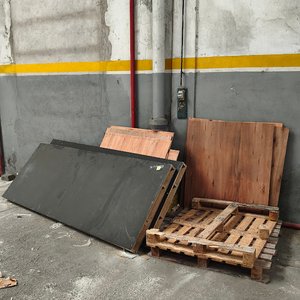 Lote de Tableros y Paneles de Madera con Pallet - imagen 2