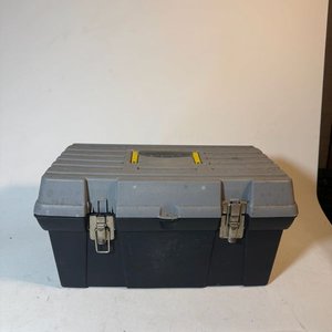 Valija Grande para Herramientas de Plástico Negro y Gris - imagen 3