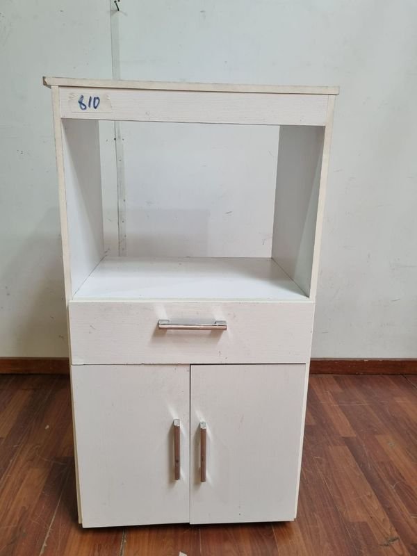 Mueble Auxiliar Para Horno Y Microondas Blanco