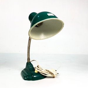 Lámpara de Escritorio Vintage Verde Metálica - imagen 2