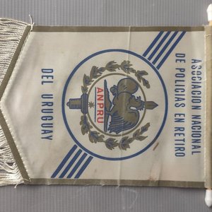 Lote siguiente: Bandera Asociación Nacional de Policías en Retiro del Uruguay (ANPRU)