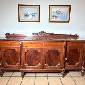 Aparador Antiguo Estilo Inglés en Madera Noble - imagen 2