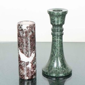 Lote anterior: Florero y Candelabro de Mármol Verde y Rojo