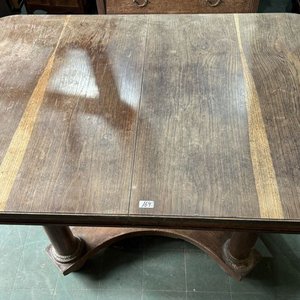 Mesa de Comedor Extensible Antigua de Madera - imagen 2