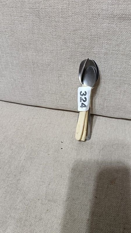 Conjunto de Cucharitas con Mangos Marfil