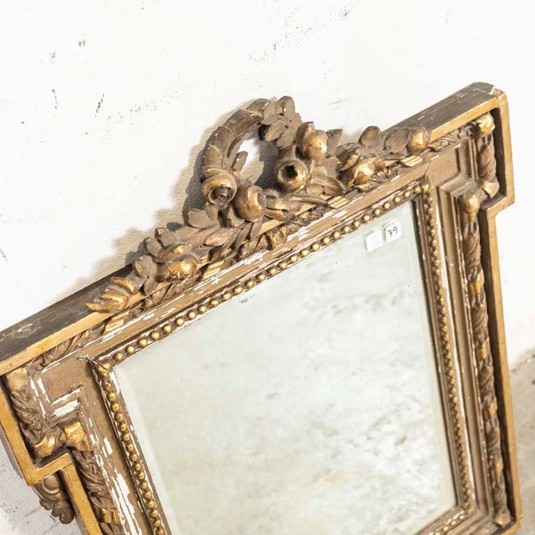 Espejo biselado con marco dorado para decorar - imagen 2