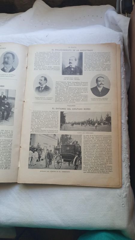Revista Caras y caretas del año mayo de 1903 la revolución uruguaya fue reparada en el lomo - imagen 2