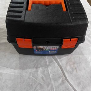 Caja de Herramientas Alta Box Negra con Detalle Naranja - imagen 2