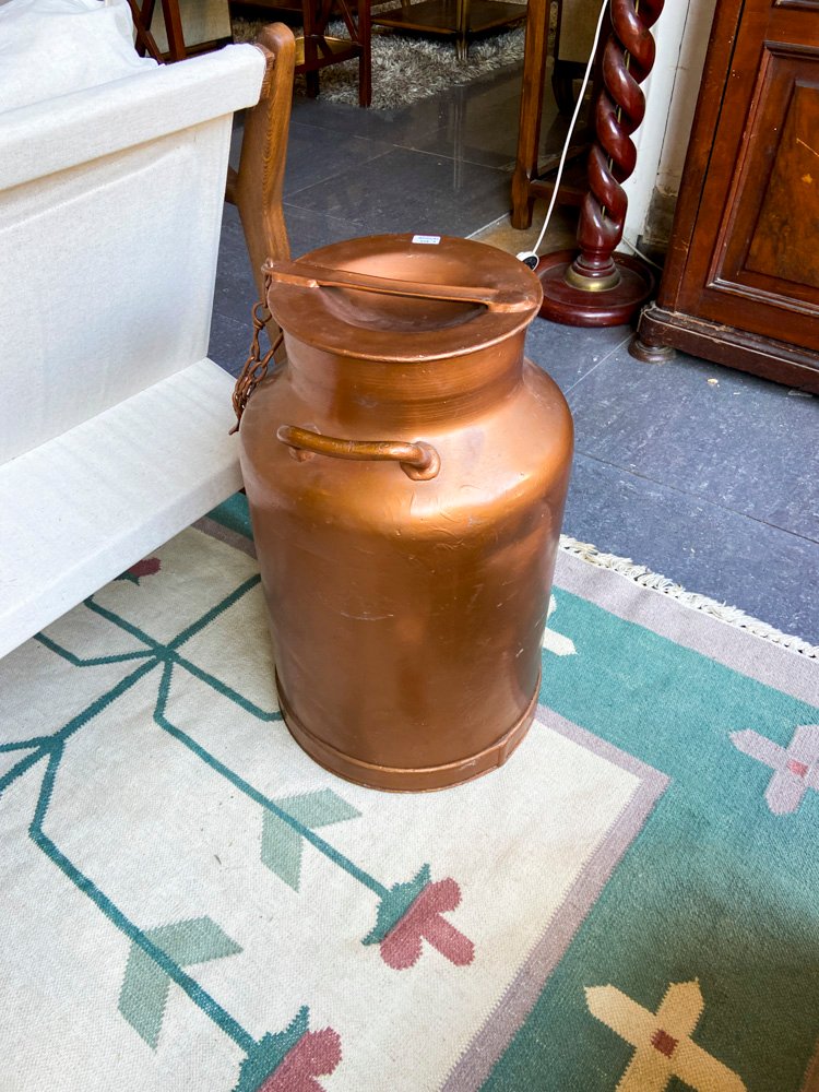 Bidón de Leche de Cobre Antiguo