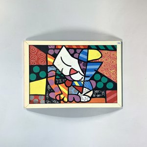 Lote anterior: Cuadro Óleo "Gato Multicolor" Estilo Constructivo Firmado Fernando