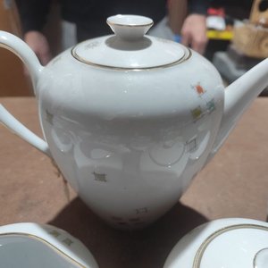 Juego de Café Porcelana KPM Krister Alemania - imagen 3