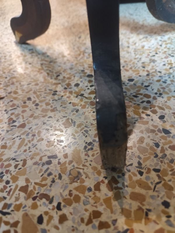 MESA TIP TOP NAPOLEON III ENCHAPADA EN NOGAL Y MADERA FRUTALES - imagen 6