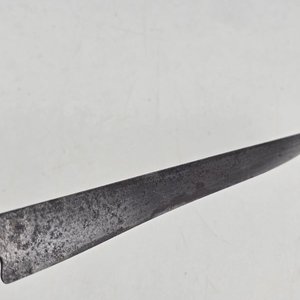 Cuchillo Criollo Antiguo con Sello Borroso en Hoja - imagen 5