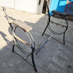 Patas metalicas para banco exterior - imagen 3