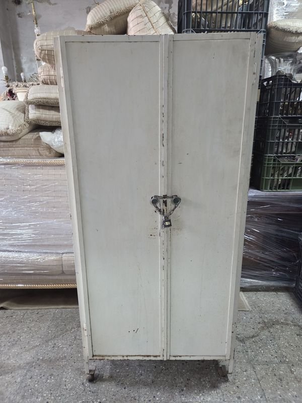 Armario Metálico Blanco con Ruedas para Herramientas - imagen 1