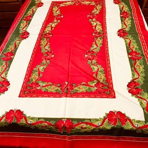 Lote anterior: Mantel Navideño Rojo con Flores y Lazos 1.50m x 2.40m