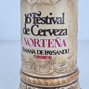 Jarra "Semana de la Cerveza" Festival Norteña Paysandú Turismo '81 - imagen 2