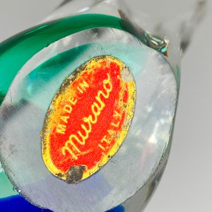 Figura de cristal murano ave, altura 11 cm - imagen 5