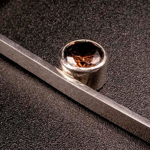 Gargantilla de Plata 950 con Crisoprasa y Citrino - imagen 2
