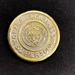 Moneda Conmemorativa Alitalia 1947-1967 y Ficha de 10 Pesetas - imagen 4
