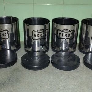Set de Tarros de Acero Inoxidable para Especias y Almacenamiento - imagen 2
