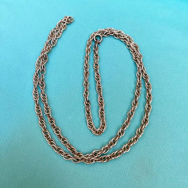 Cadena de plata con detalles - imagen 1