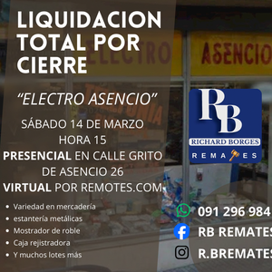 LIQUIDACIÓN DE ELECTRODOMÉSTICOS Y TECNOLOGÍA: LÁMPARAS, TABURETES Y MÁS