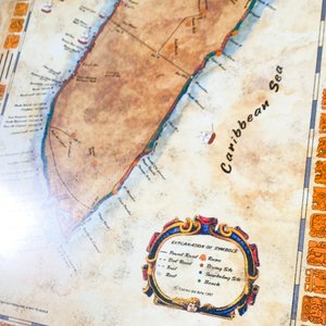 Cuadro "Isla Cozumel" con Marco Rústico de Madera - imagen 3