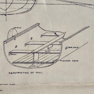 Plano de Barco Vikingo "Blue Jacket Ship Crafters" N°20 Enmarcado - imagen 3