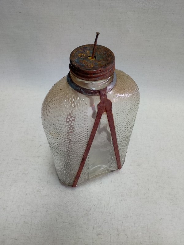 Vaso antiguo de vidrio en excelente estado - imagen 6