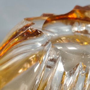 Juego de 2 piezas de cristal: Florero bicolor y despojador ámbar - imagen 8