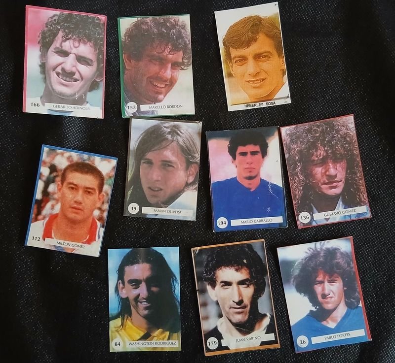 Figuritas Fútbol Uruguayo 1995: Colección de 10 Jugadores