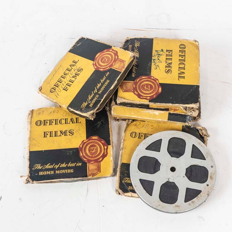 Lote de 7 Películas Súper 8 mm "Official Films" para Coleccionistas