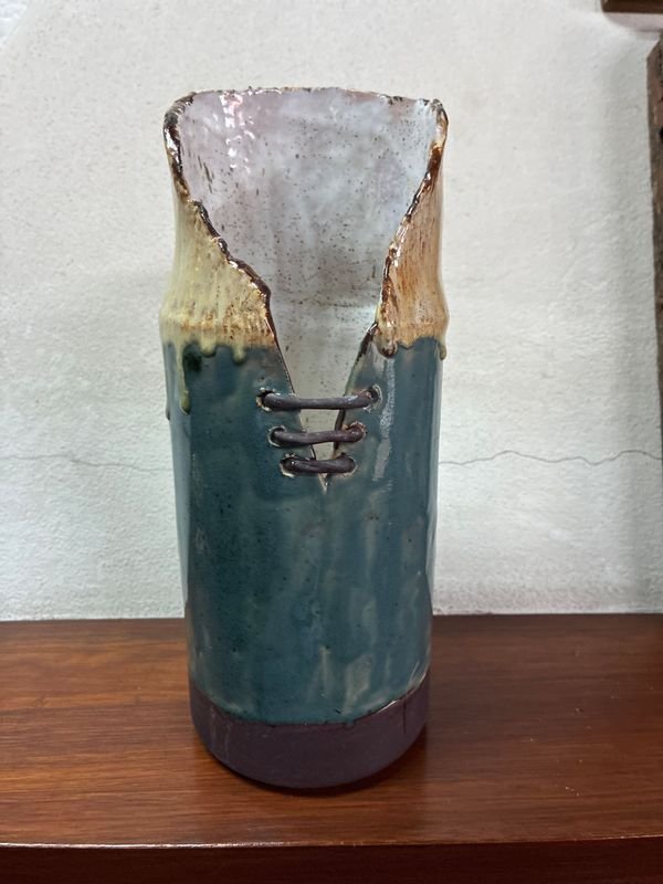 Vaso Cerámico Florero - imagen 1