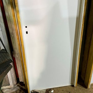Puerta Blanca de MDF 205 x 79 cm sin Cerradura - imagen 4