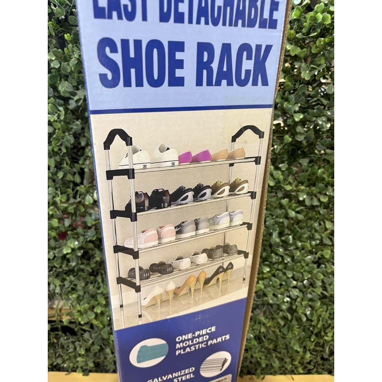 Zapatera para armar con estantería y caja de cartón - imagen 2