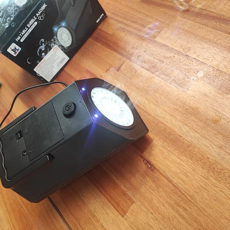 Burbujero Portátil con Luces y Sonido
