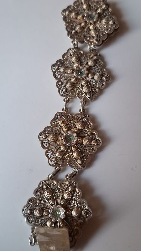 Pulsera de Filigrama Antigua y Hermosa - imagen 7