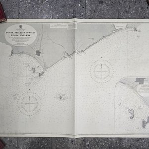 Mapa Náutico Histórico: Punta San José Ignacio a Punta Ballena, Uruguay - imagen 1