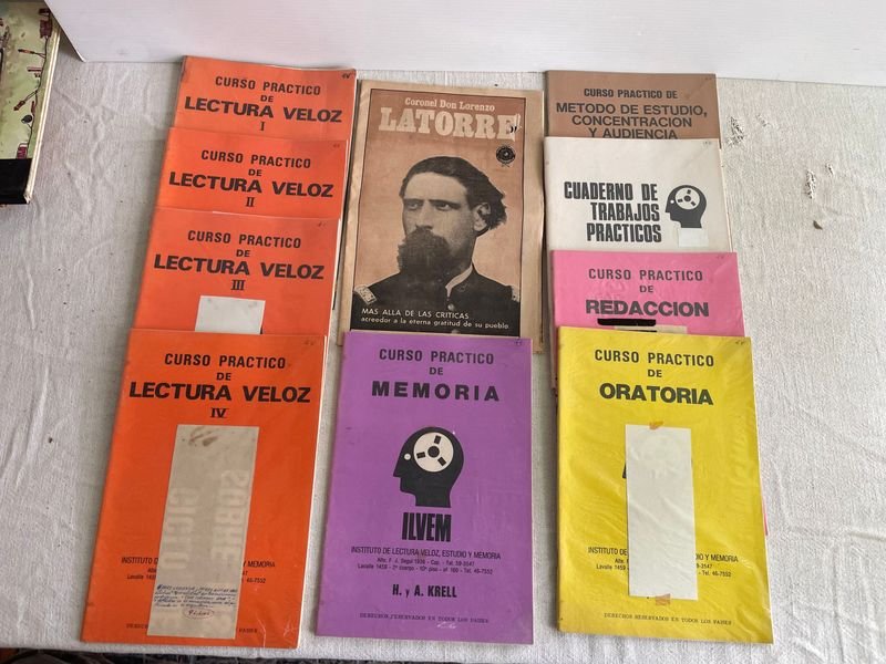 Lote de Libros: Lectura Veloz, Trabajos Prácticos y Diario de Latorre