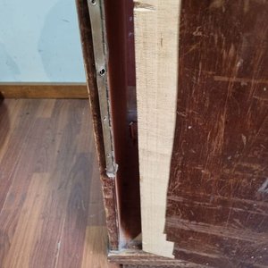 Ropero de Madera con Mueble Aéreo Superior - Para Restaurar - imagen 5
