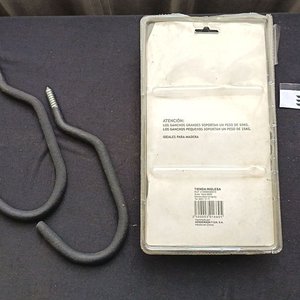 Juego de 2 Ganchos de Soporte, Afilador de Barrenas y Raspador de Hojas - imagen 2