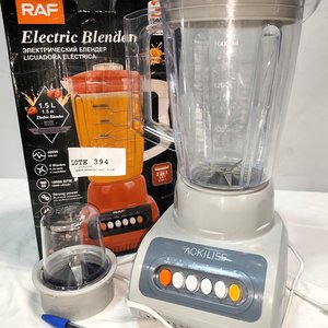Licuadora 2 en 1 RAF con Vaso Picador, Nueva en Caja, Gris - imagen 2
