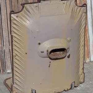 Antigua Estufa a Leña Francesa de Hierro Fundido "Le Chaboche" - imagen 10
