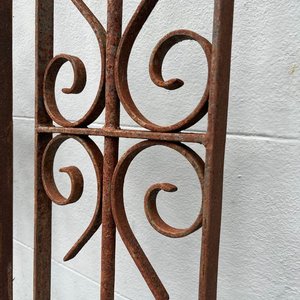 4 Tramos de Reja Angostos con Diseño Ornamental - imagen 6