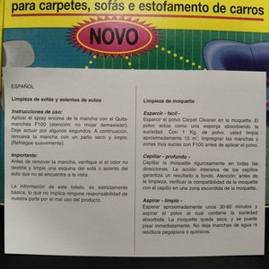 Kit Quita Manchas Novo para Alfombras, Sofás y Tapizados - imagen 3