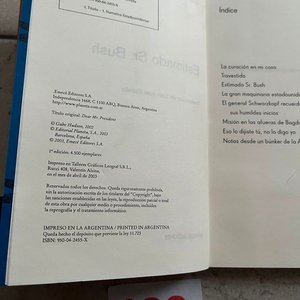 Libro "Estimado Sr. Bush" de Gabe Hudson, Edición Emecé 2003 - imagen 3