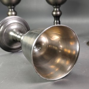 Juego de 4 Copas Vintage de Peltre "Minas Gerais" - 16cm Alto - imagen 8