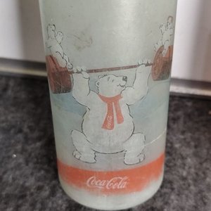 Dos Vasos Plástico Coca-Cola con Osos Polares - imagen 3