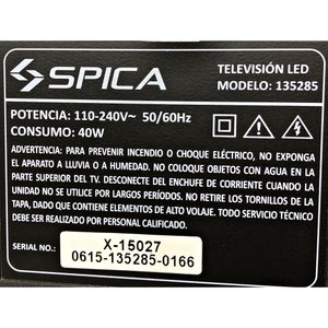 Televisor LED Spica de 13 pulgadas con control remoto (funcionando) - imagen 3